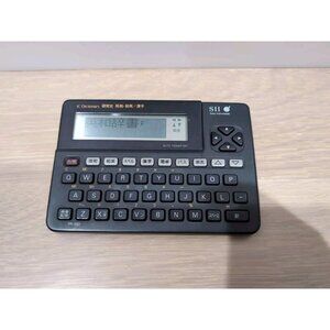 Seiko Instruments Electronic Handheld IC Dictionary Chinese SII TR-550 Works